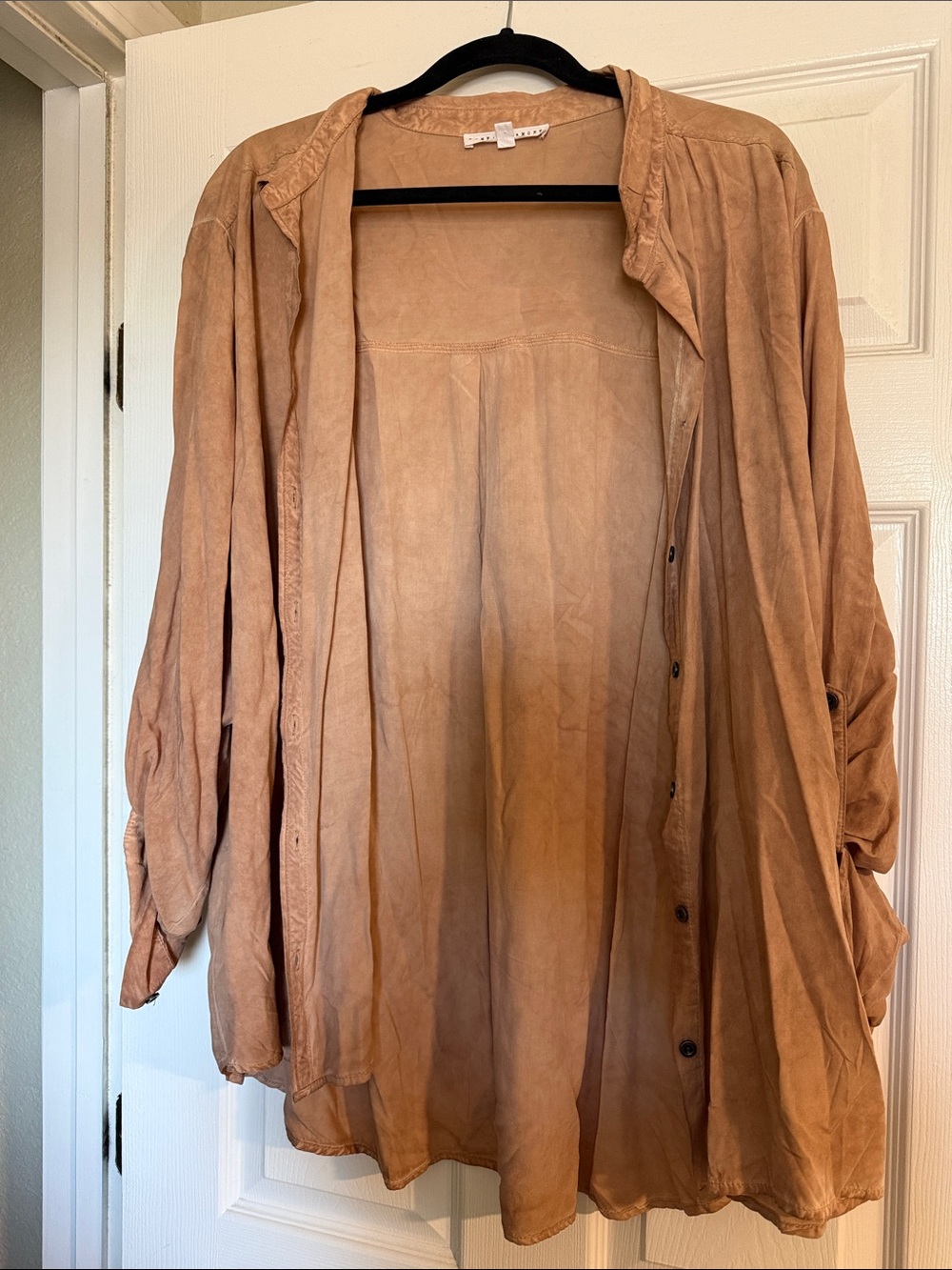 Jane and Delancey Women's Suede-Look Tan Trench Shirt Jacket
